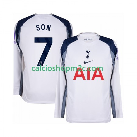 Tottenham Hotspur Son Heung-Min 7 Maglia Prima 2025/2026 Manica Lunga